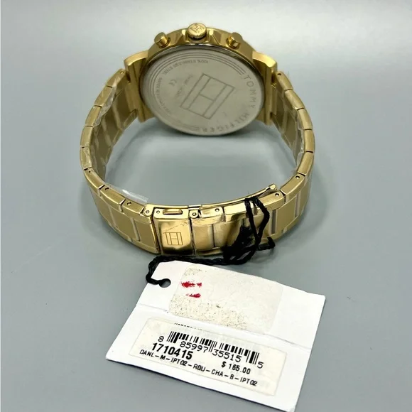 Tommy Hilfiger Gold Tone Multi DialQuartz Watch